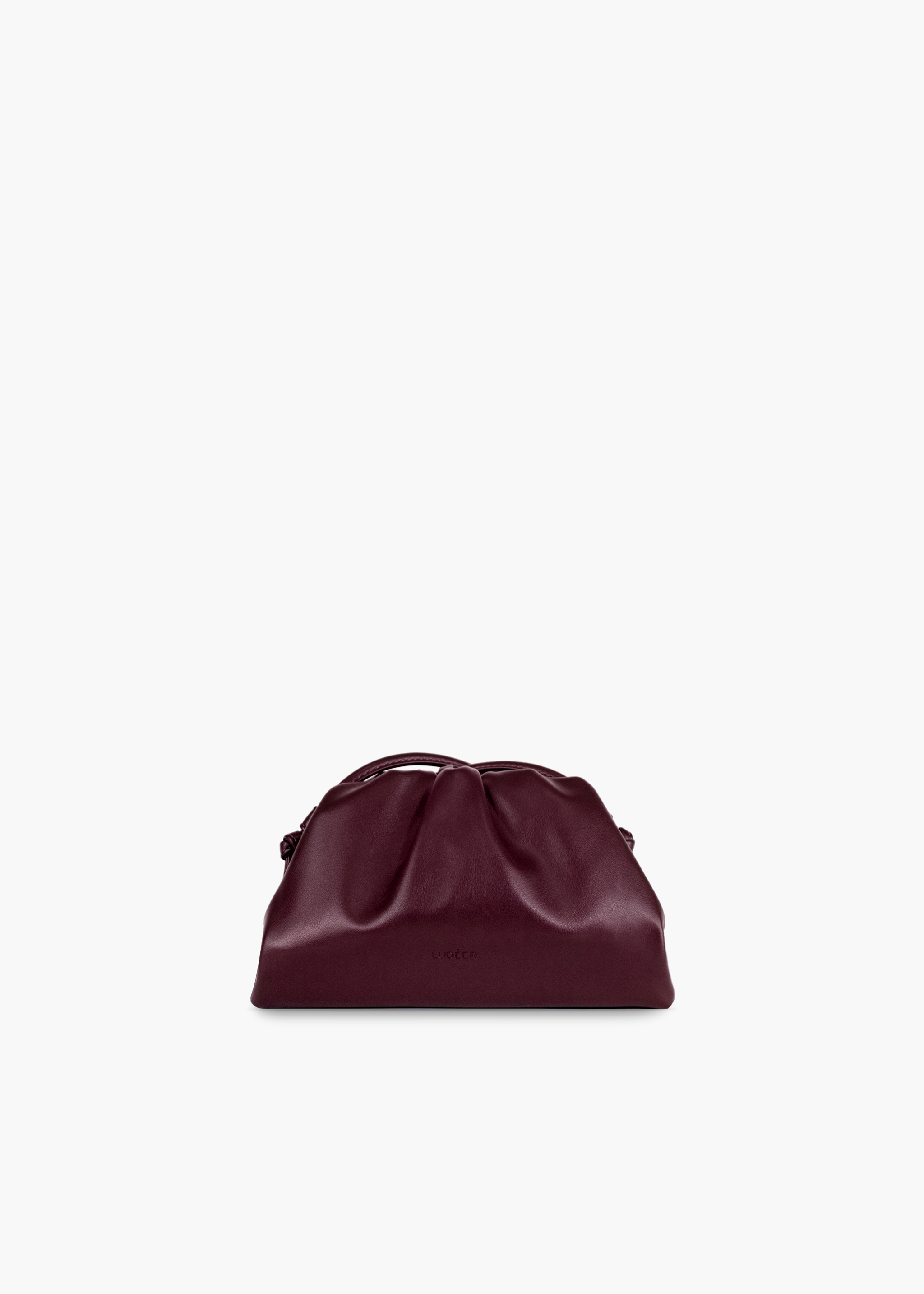 20-8 Soft Clutch in Deep Burgundy | LUDÈER Official