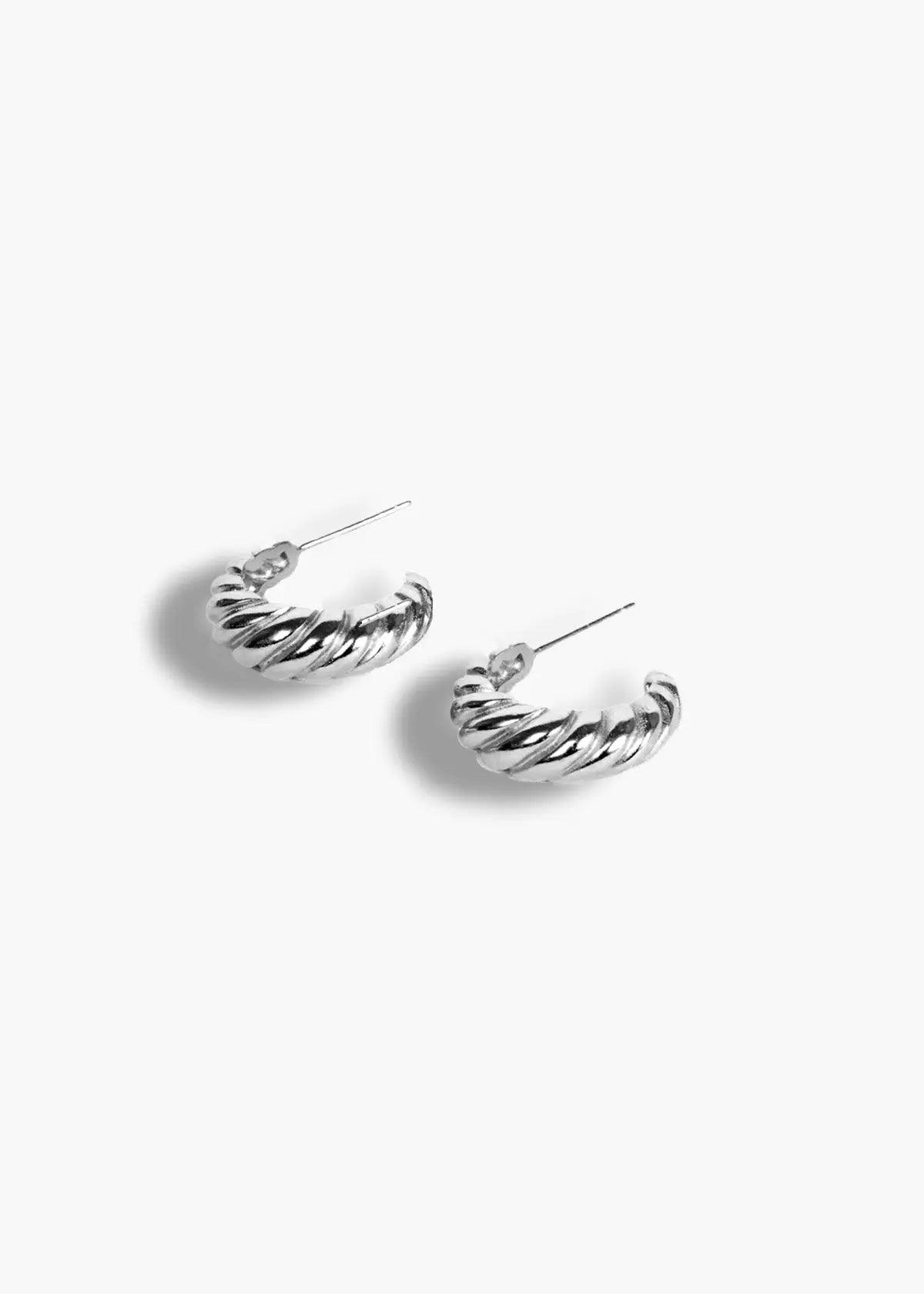 Twist Circle Hoops - Ludèer