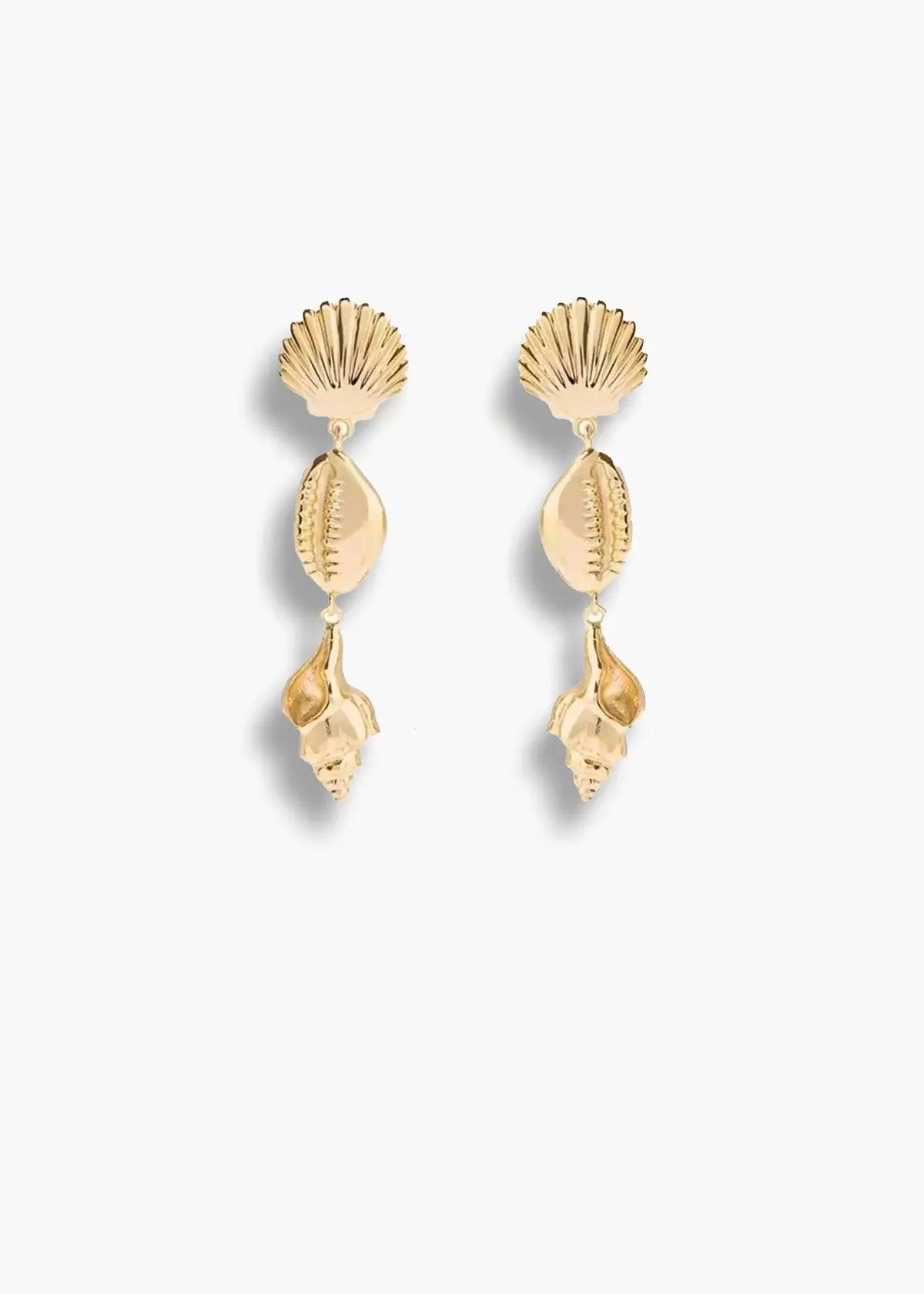 Shell Drop Earrings - Ludèer