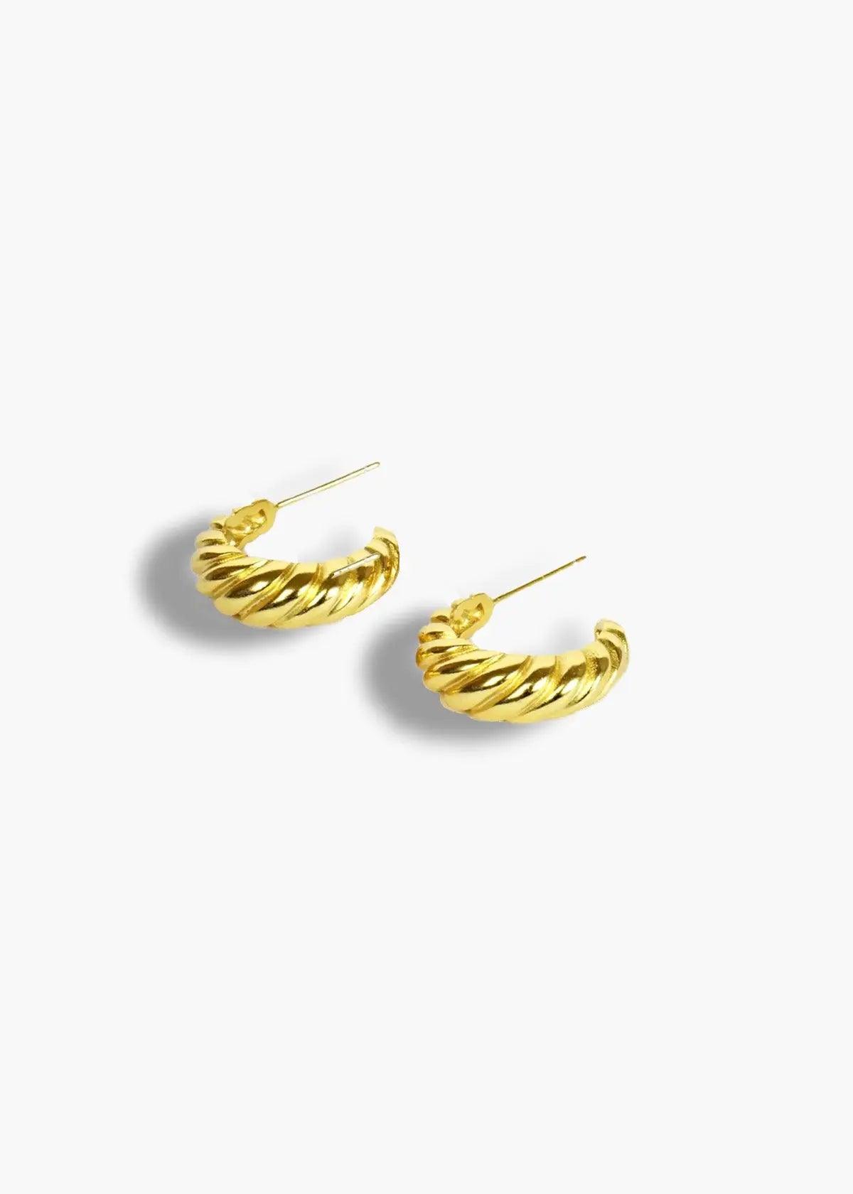 Twist Circle Hoops - Ludèer