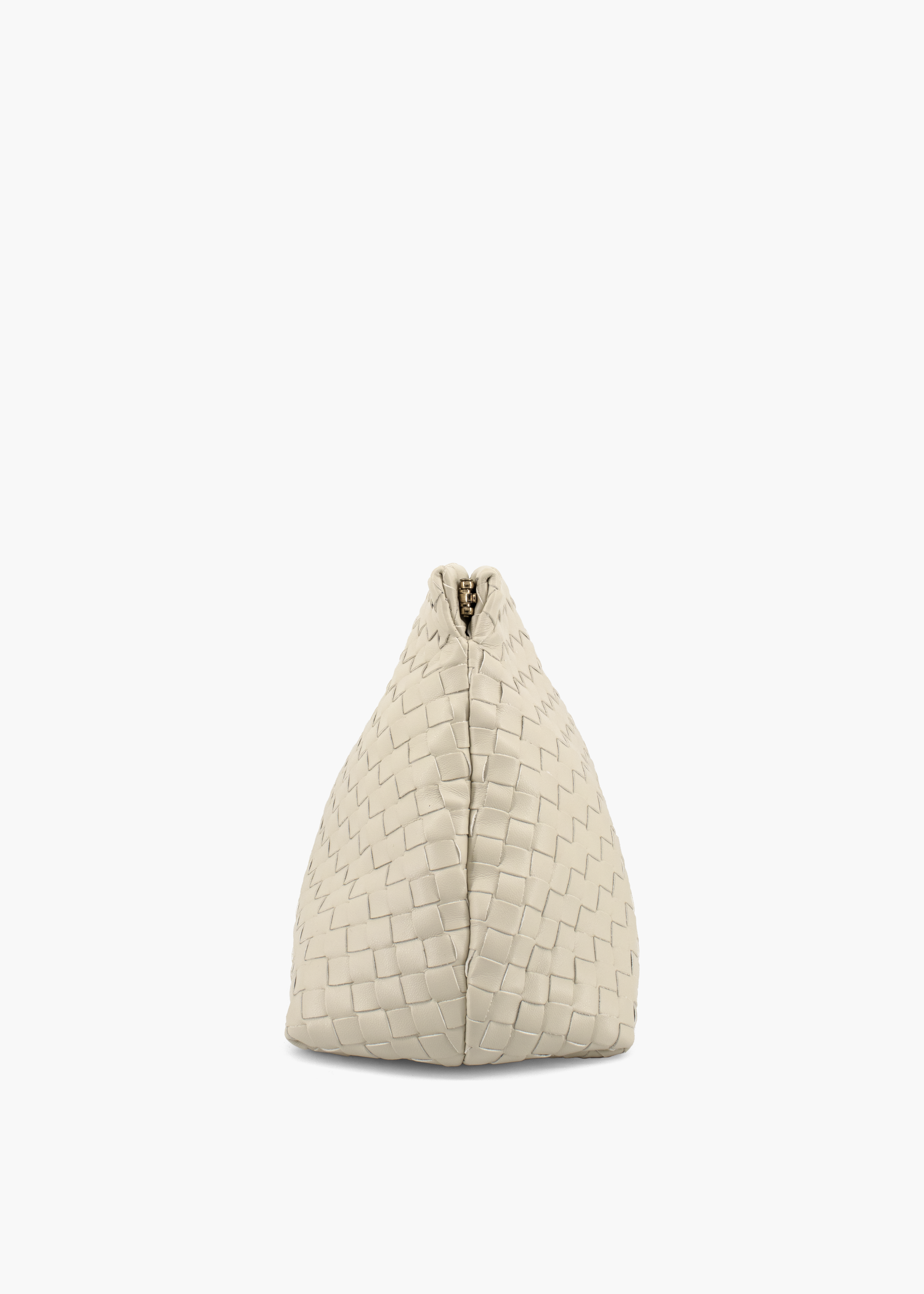 Le Ore Twist Clutch Beige 