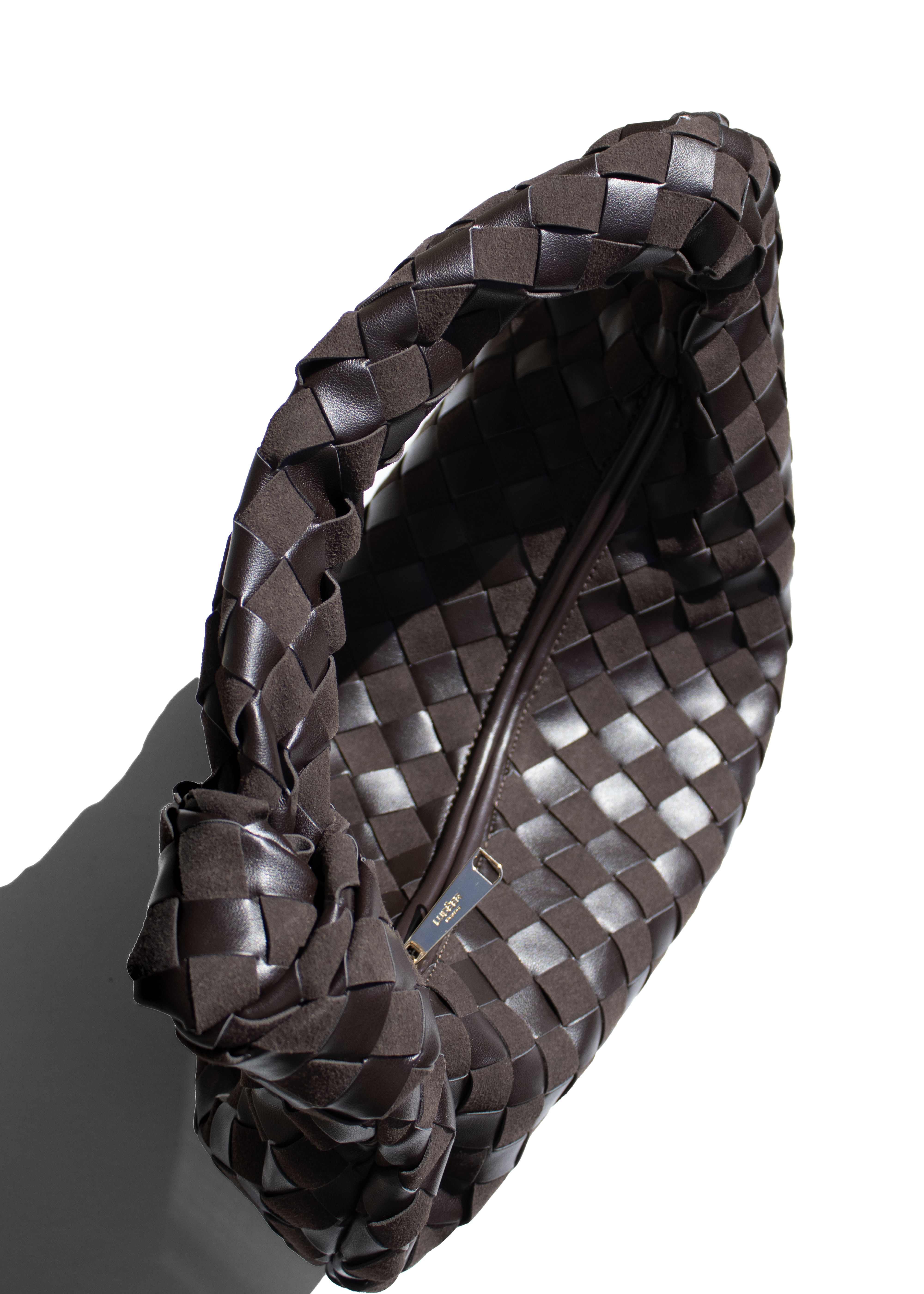 Aetherna Shoulder Bag Large Double Espresso 