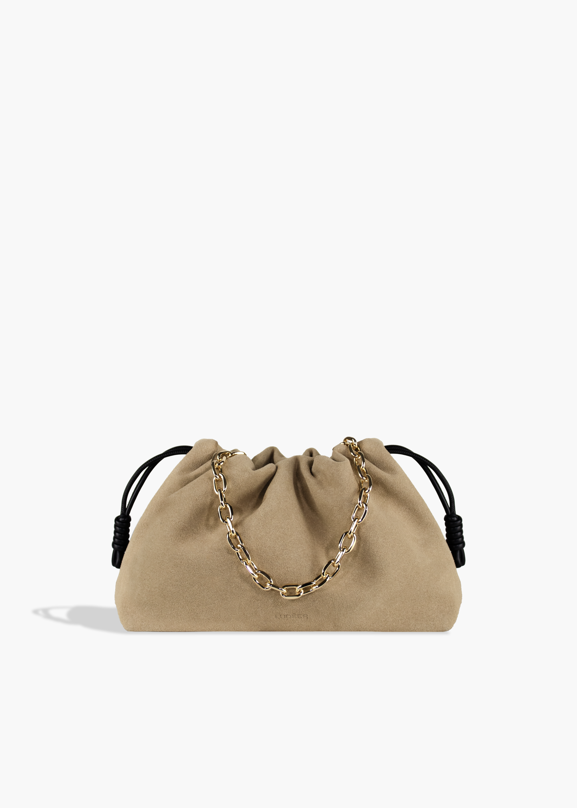 Stand By Me Pouch Medium Suede Sand 