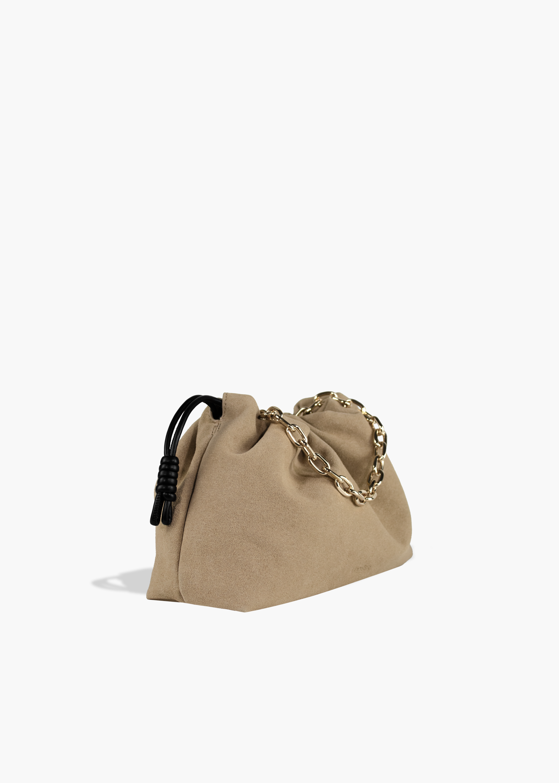 Stand By Me Pouch Medium Suede Sand 
