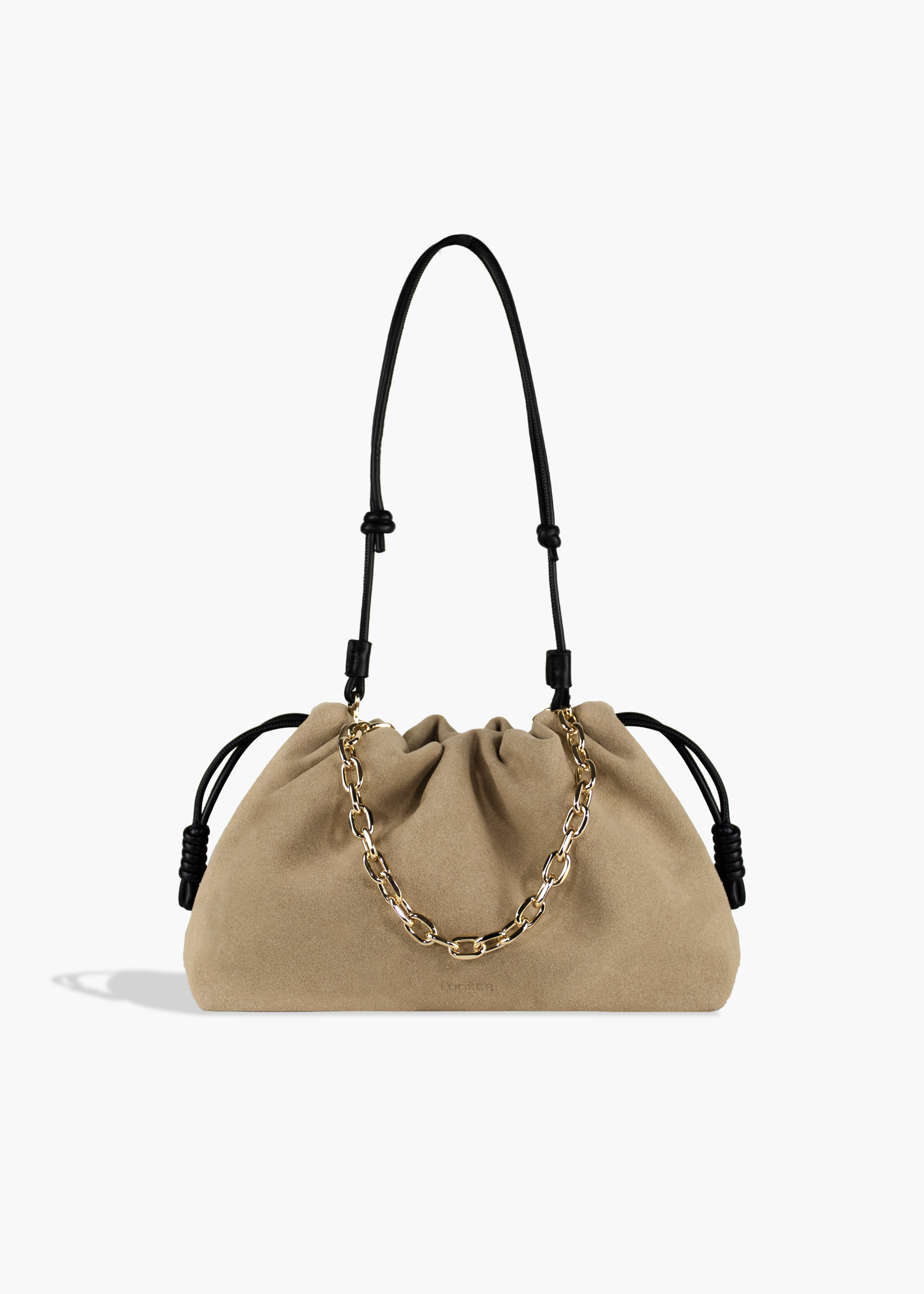 Stand By Me Pouch Medium Suede Sand 