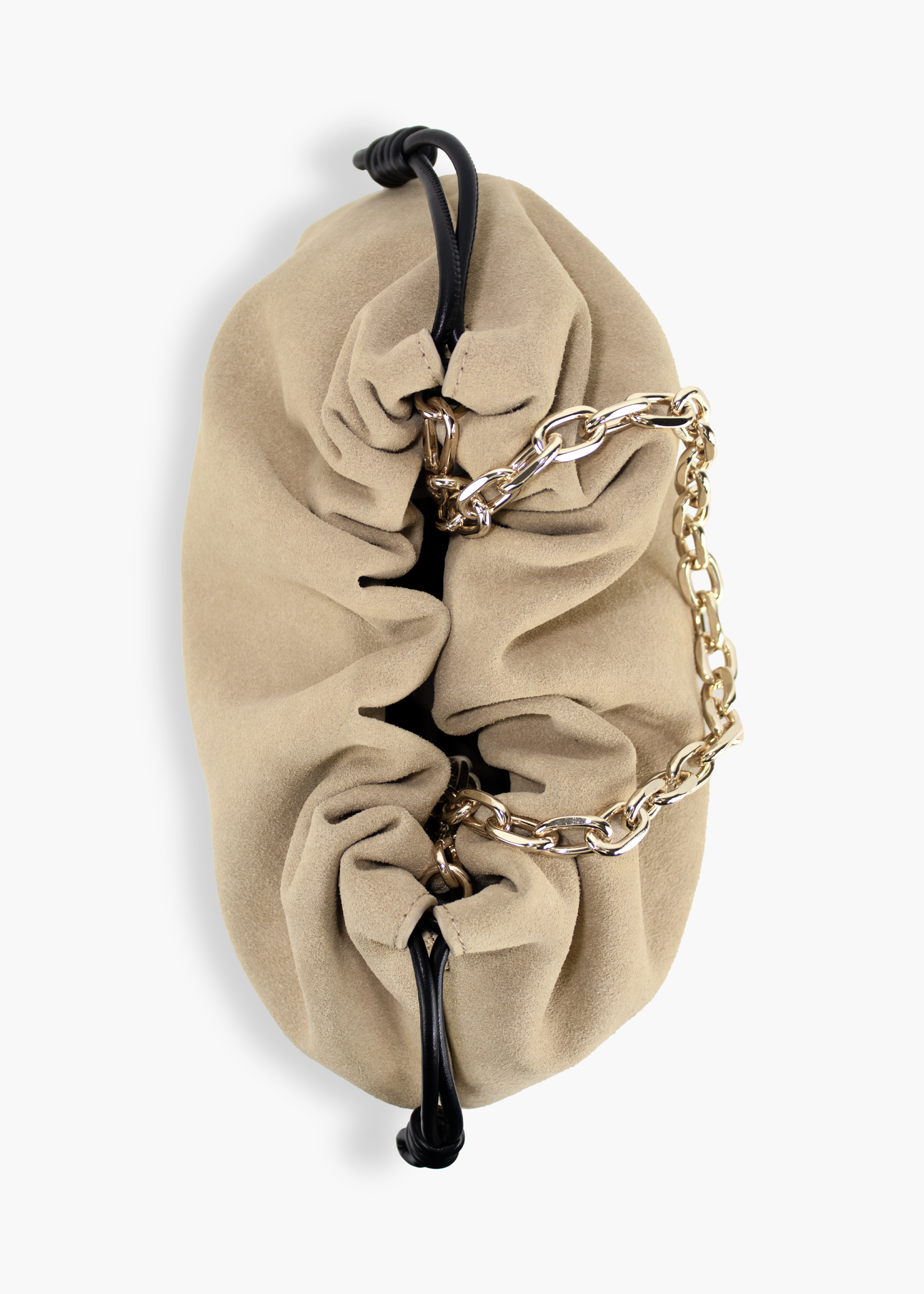 Stand By Me Pouch Medium Suede Sand 