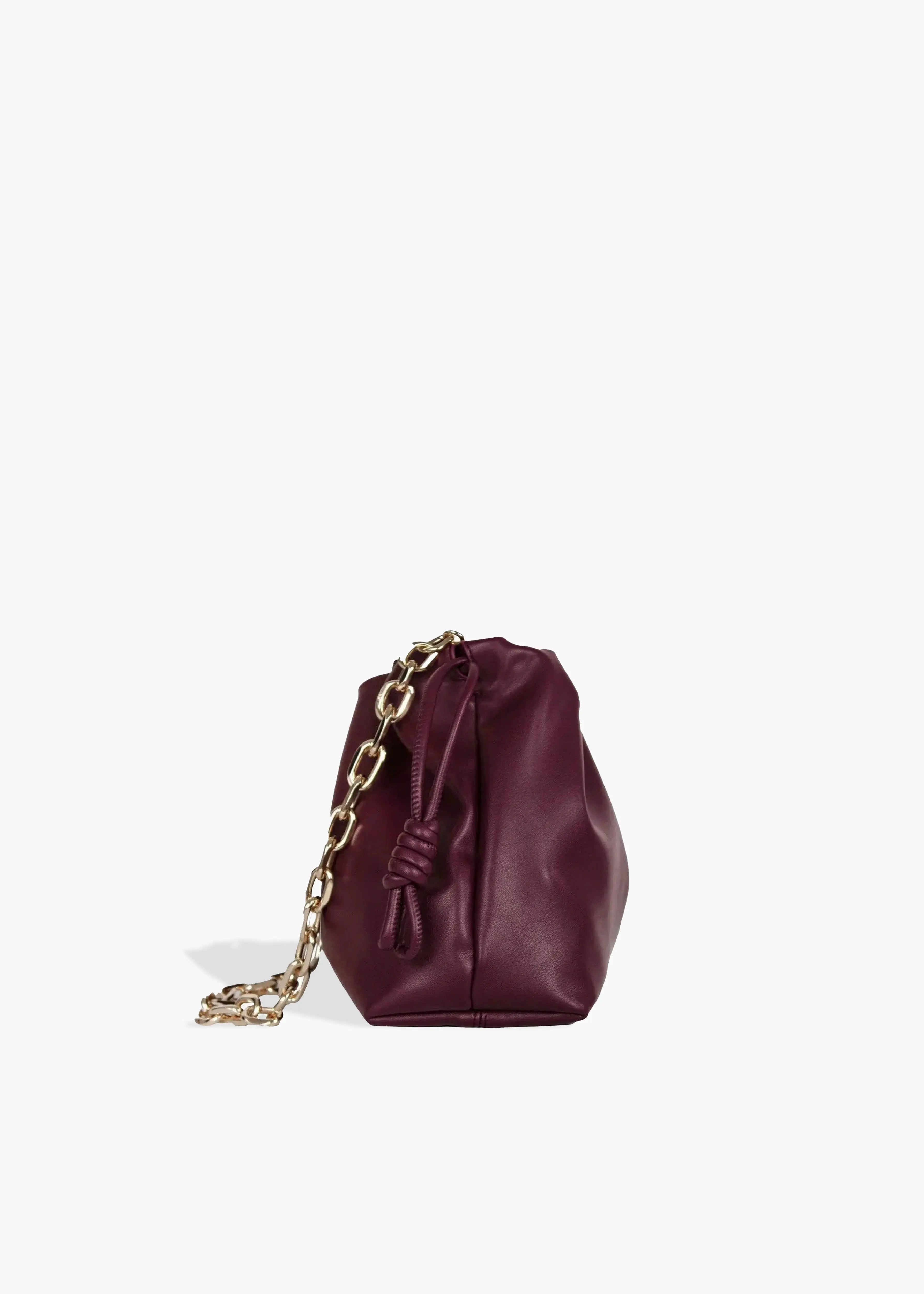 Stand By Me Pouch Medium Deep Burgundy 