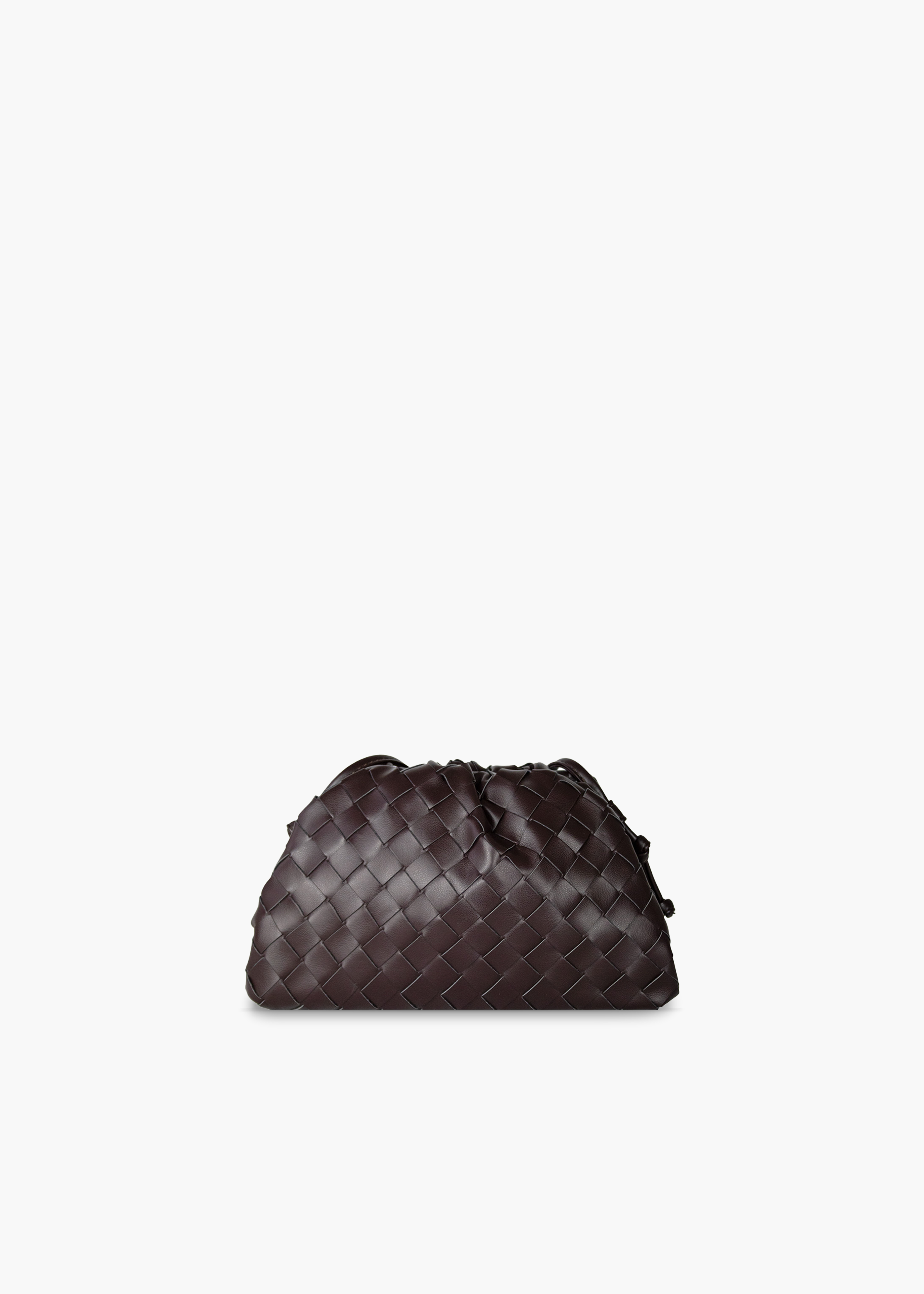 20-8 Twist Clutch Espresso – Bold, Sculptural Elegance | LUDÈER