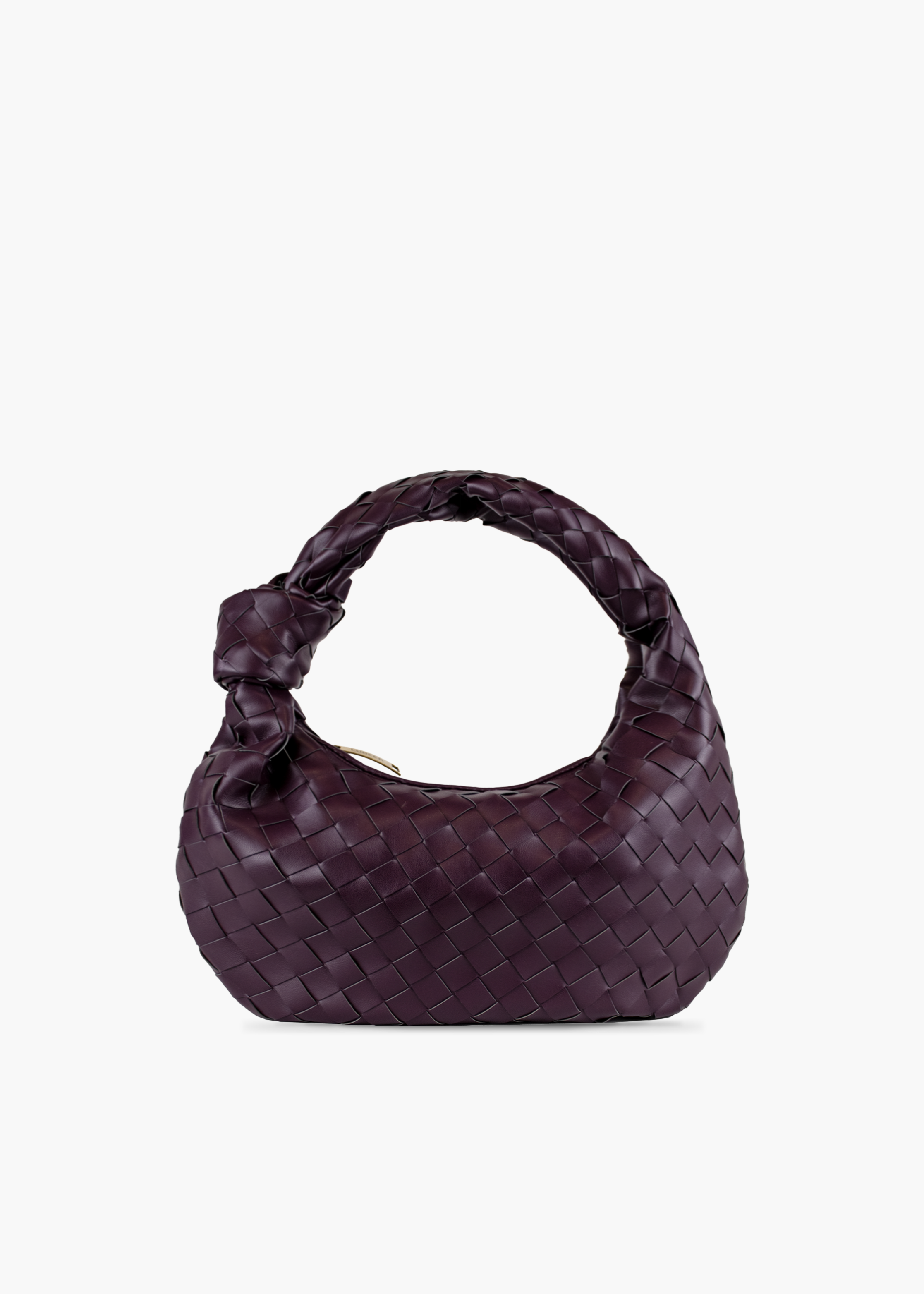 Aetherna Shoulder Bag Midi Dark Prune 