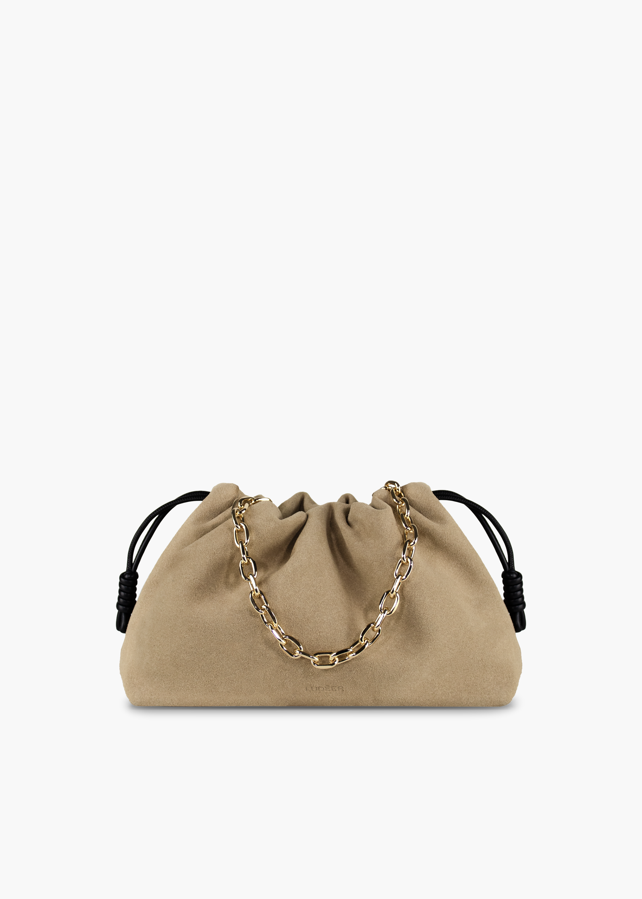 Stand By Me Pouch Medium Suede Sand 